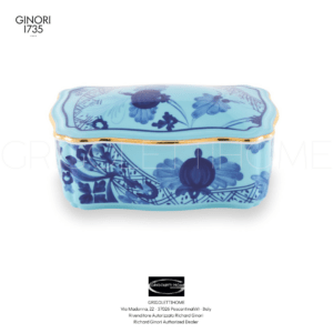 Scatola portaoggetti grande - Oriente Italiano Iris-Ginori1735-GrigolettiHome Scatola portaoggetti grande Oriente Italiano Iris Ginori1735 GrigolettiHome