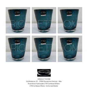 Set 6 Bicchieri Acqua - Samoa Ottanio - CTM Comtesse Milano