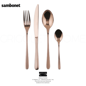 Set Posate 24 pezzi 6 persone - Taste Mirror Pvd Copper - Sambonet