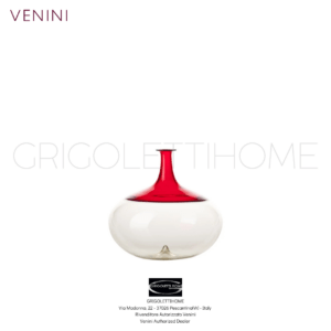 Vaso Bolle 502.01 Pagliesco Rosso Venini GrigolettiHome