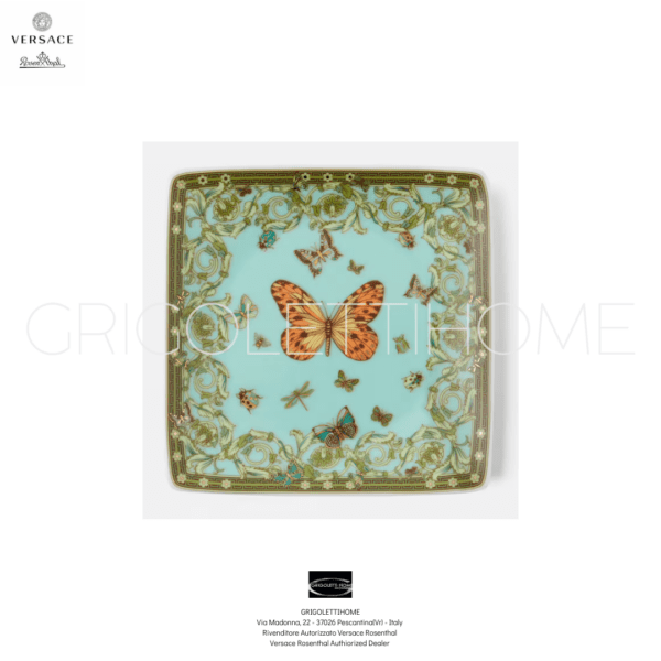Coppetta quadrata cm 12x12-Le jardin-de Versace-Versace -Rosenthal-GrigolettiHome Coppetta quadrata cm 12x12 Le jardin de Versace Versace Rosenthal GrigolettiHome