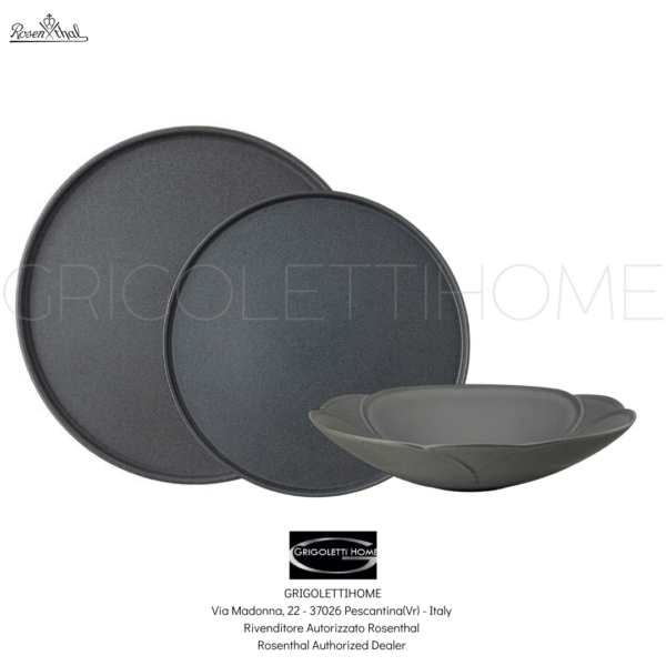 Set Piatti Bloom Lava Rosenthal GrigolettiHome