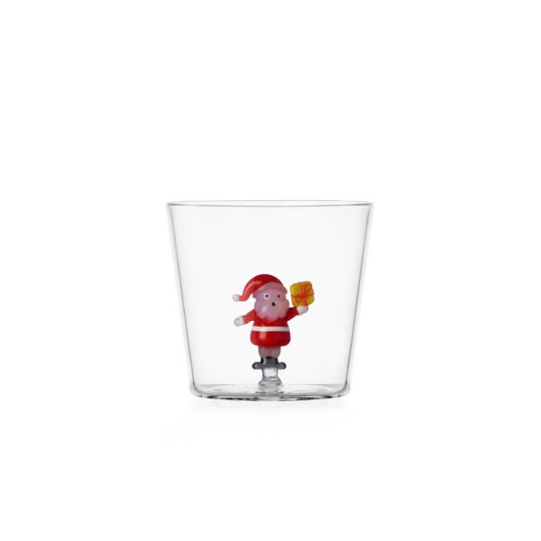 0935209662 CHRISTMAS TALES tumbler Santa with yellow gift 0935209662 CHRISTMAS TALES tumbler Santa with yellow gift