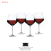 SPIEGELAU Style Burgundy Stemmed Glass
