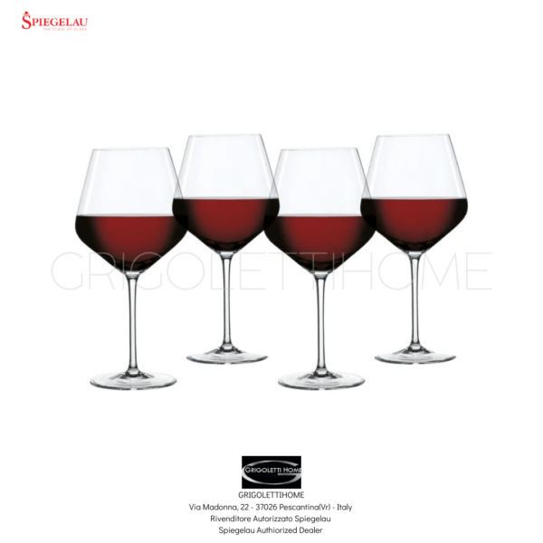 SPIEGELAU Style Burgundy Stemmed Glass