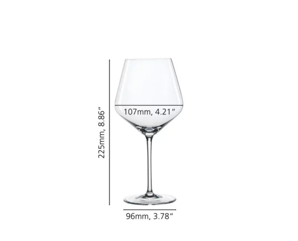 SPIEGELAU Style Burgundy Stemmed Glass 1