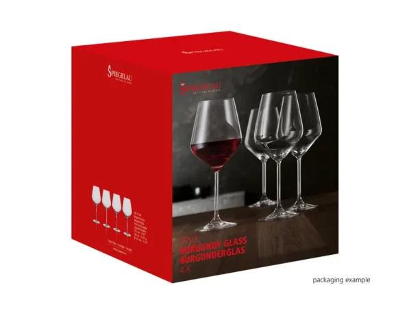 SPIEGELAU Style Burgundy Stemmed Glass Set