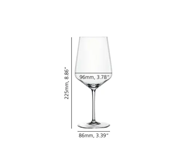 SPIEGELAU Style Red Stemmed Glass 1