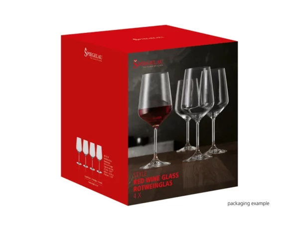 SPIEGELAU Style Red Stemmed Glass 3
