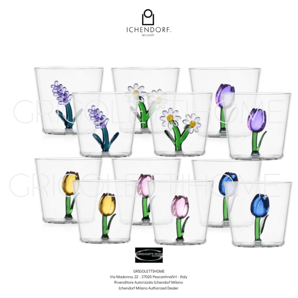 Set of 12 Botanica Tumbler Glasses by Ichendorf Milano GrigolettiHome