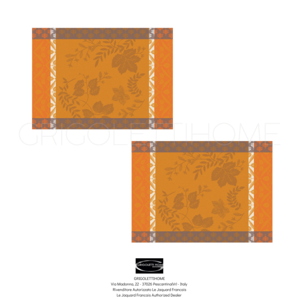 Set 2 Tovagliette Spalmate Manor Lane Le jacquard Francais GrigolettiHome