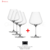 Set of 4 Burgundy Definition Stemmed Glasses by Spiegelau GrigolettiHome