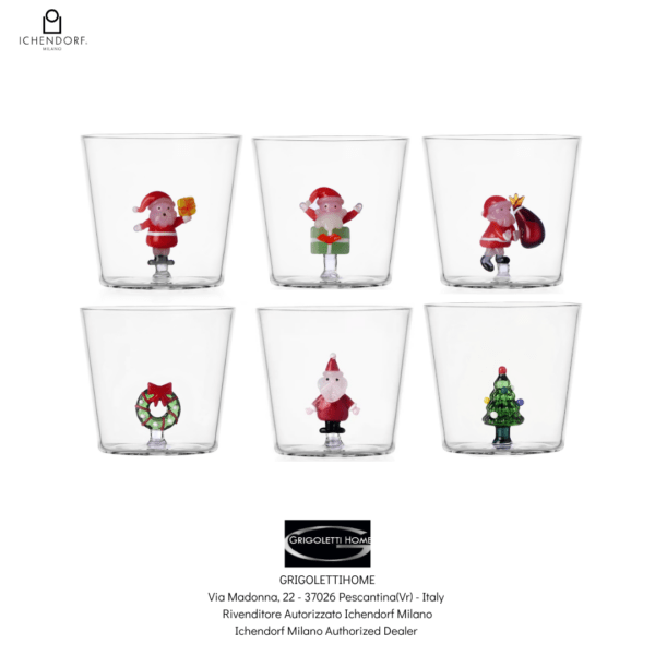 Set of 6 "Christmas Tales" Glasses—Ichendorf, Milan, GrigolettiHome (1) Set of 6 "Christmas Tales" Glasses by Ichendorf Milano GrigolettiHome (1)