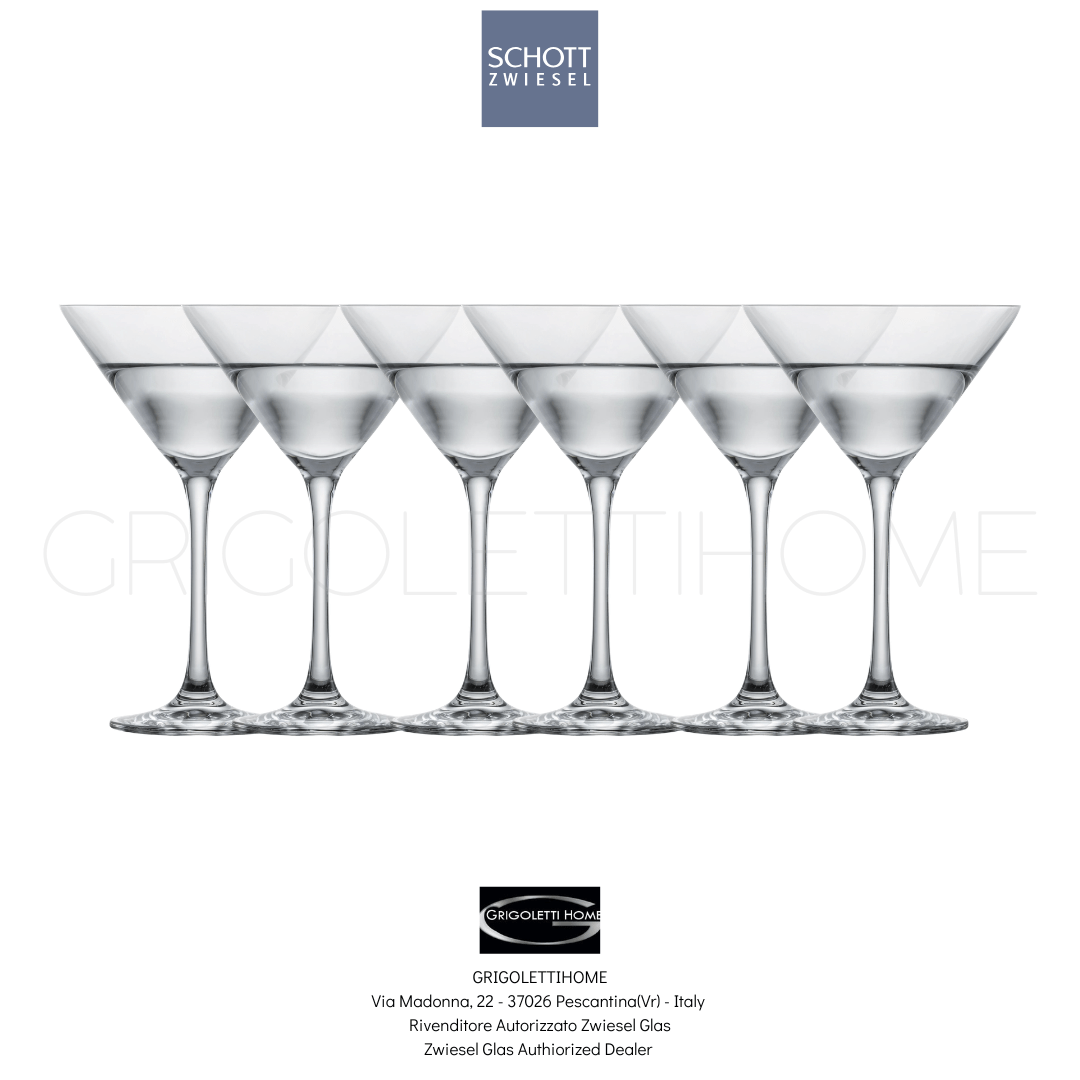Set of 6 Martini Bar Special Stemmed Glasses, 166 ml
