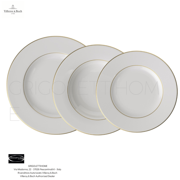 Anmut Gold Villeroy & Boch GrigolettiHome Dinnerware Set