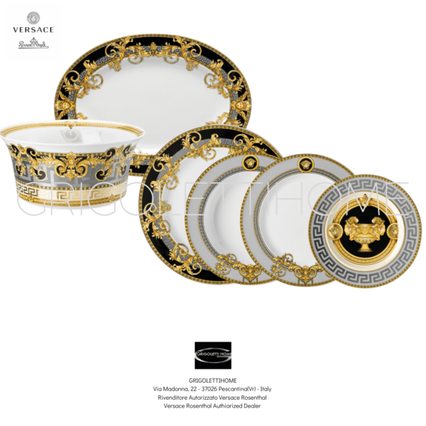 Set piatti Prestige Gala-Versace-Rosenthal-GrigolettiHome (6) Set piatti Prestige Gala Versace Rosenthal GrigolettiHome (6)