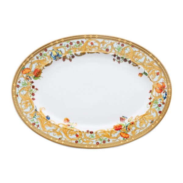 40 cm Oval Tray by Le Jardin de Versace