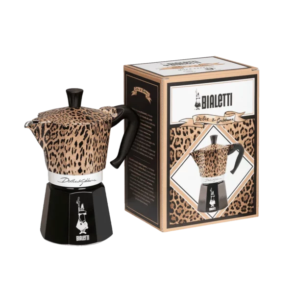 express-6tz-con-box--Moka Express 6 Tazze Leopardo D&G-GrigolettiHome express 6tz con box Moka Express 6 Tazze Leopardo D&G GrigolettiHome
