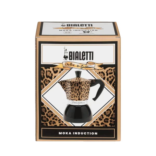 Induction 6-cup Moka Induction Bialetti Dolce&Gabbana Leopard 6-cup