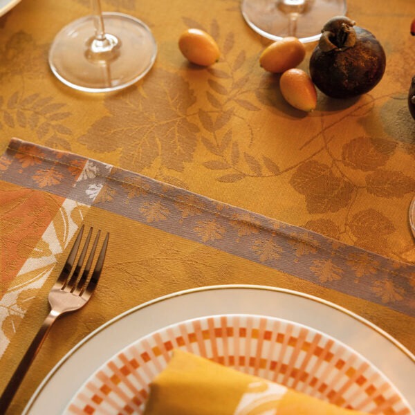 set de table enduit manor lane coloquinte zoom