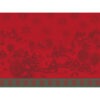 red Christmas placemat "Sous les Étoiles" with holly, PS