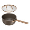 1035082_6 Casseruola con manico con coperchio in vetro - 18 cm, alluminio, marrone brown - Zwilling