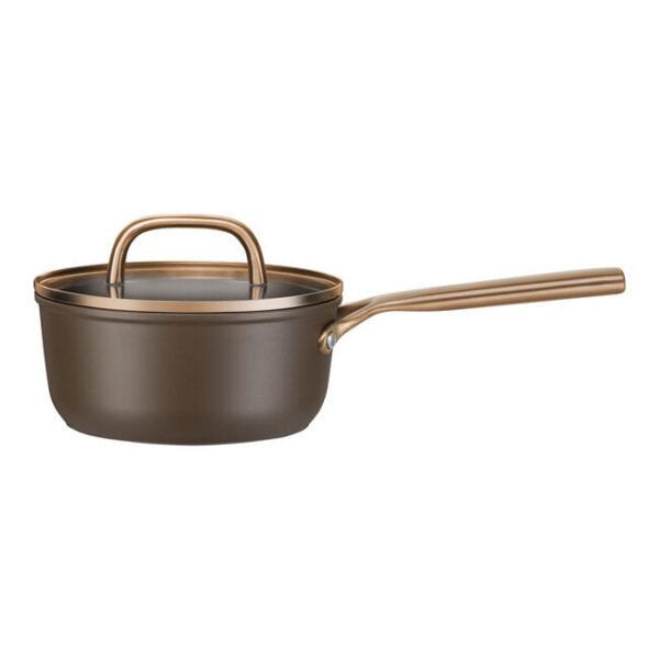 1035082_8 Casseruola con manico con coperchio in vetro - 18 cm, alluminio, marrone brown - Zwilling