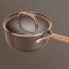 750077936 Casseruola con manico con coperchio in vetro - 18 cm, alluminio, marrone brown - Zwilling