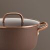 750077937 Casseruola con due manici con coperchio in vetro - 24 cm, alluminio, marrone brown - Zwilling