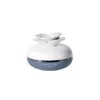 91BFLB_0 Diffusore A Fiore Nero Air Design - Azzurro - Millefiori Milano