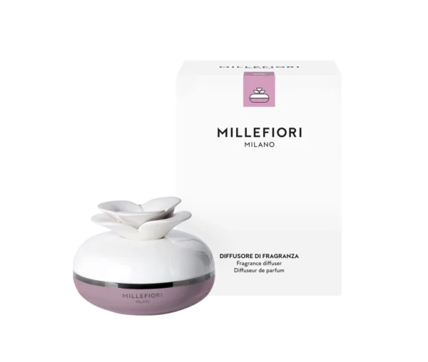 91BFPK_1_74f37c68-106d-489c-97e5-61ac66c9bf09 Diffusore A Fiore Nero Air Design - Rosa - Millefiori Milano