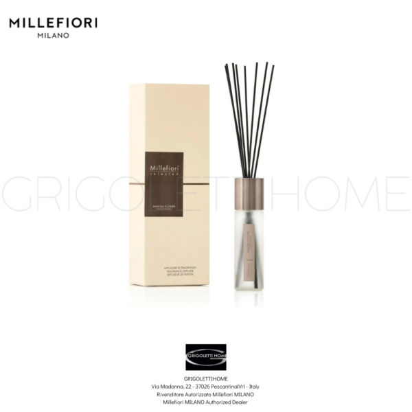Millefiori.mimosa flower 100 ml Reed Diffuser - Silver Spirit - Selected - Millefiori Milano (Copia)