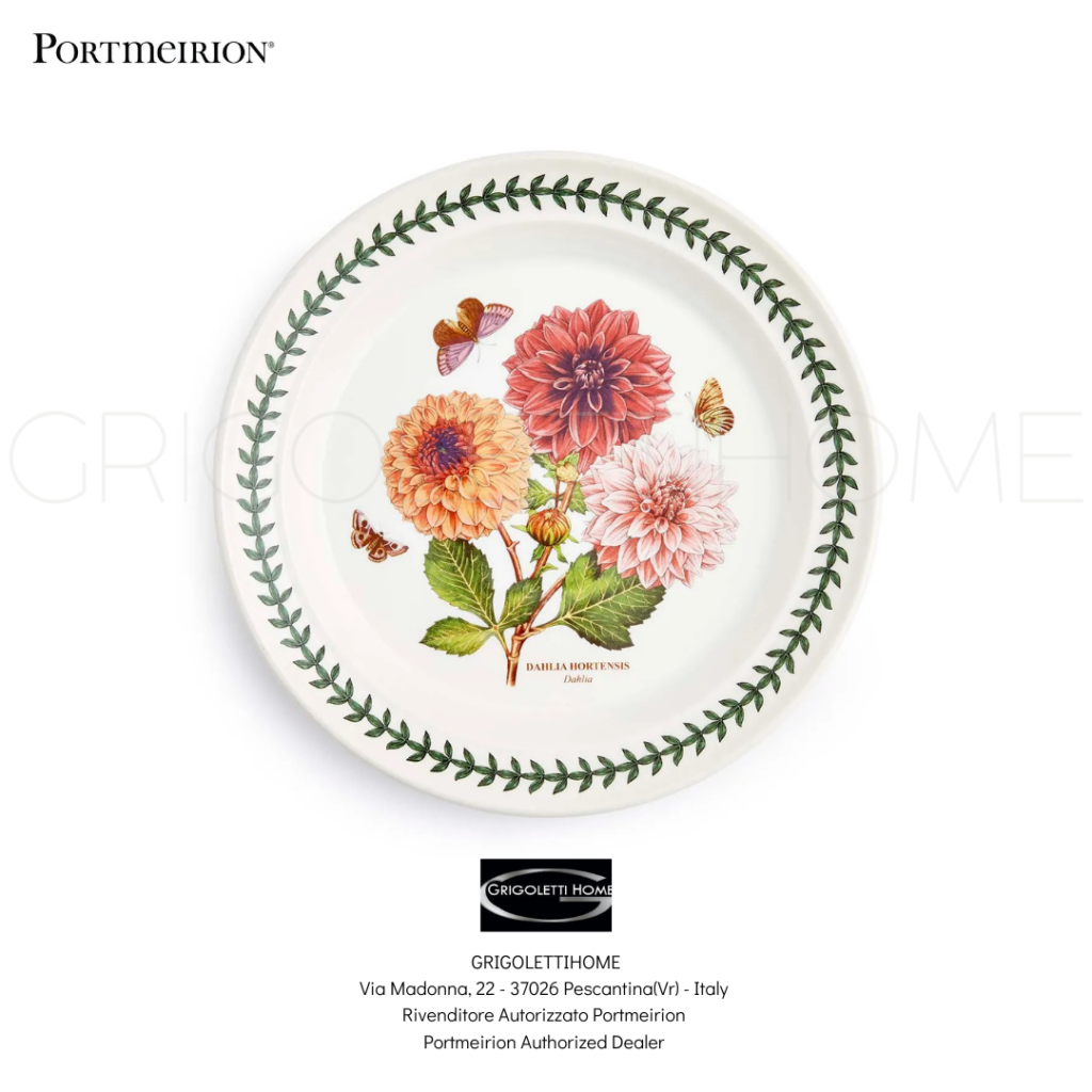 Piatto Piano cm 27 - Botanic Garden - Dahlia Hortensis - Rivenditore