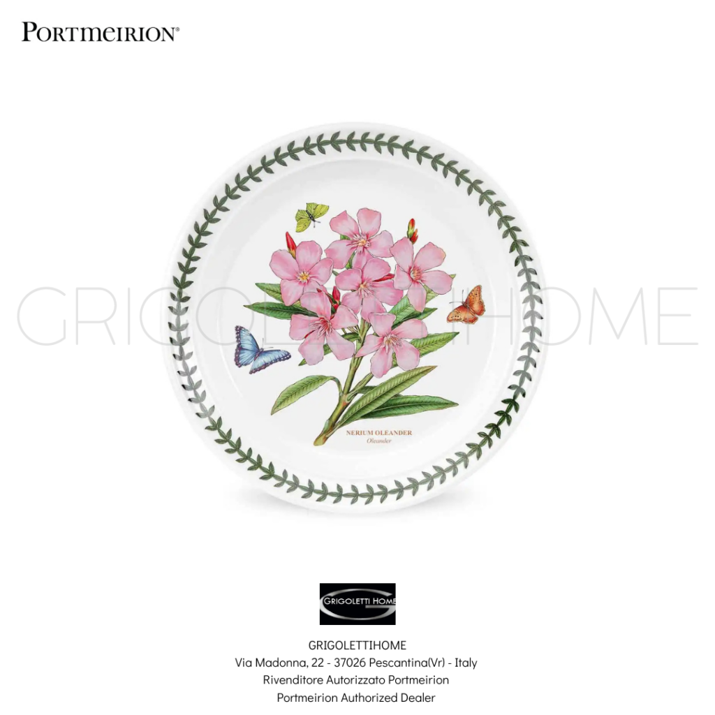 Piatto Frutta / Dessert cm 21,5 - Botanic Garden Nerium Oleander - Portmeirion