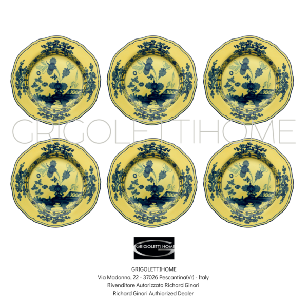 Set 6 Piatti Piani cm 26,5 - Oriente Italiano Citrino- Richard GinoriGinori1735 Set 6 Piatti Piani cm 26,5 - Oriente Italiano Citrino - Richard Ginori