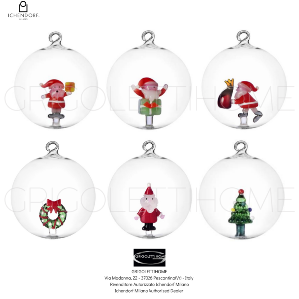 Christmas Tales - Set 6 Palle/palline di Natale - Natale 2026 - Ichendorf Milano