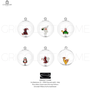 Set-6-palline-natale-woodland-Tales-Ichendorf-Milano-GrigolettiHome Woodland Tales - Set 6 Palle/Palline Vetro Assortite Natale - Ichendorf Milano
