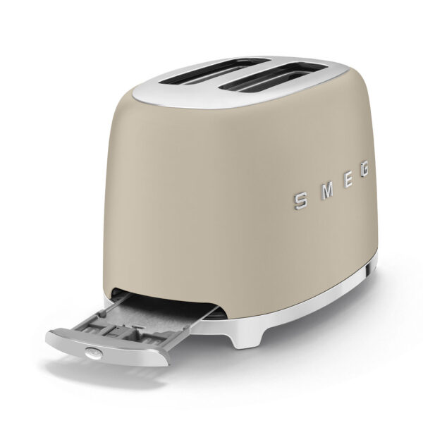 Tostapane Moonlight 2 fette-8 SMEG Matte Black Toaster - 2-Slice - EU Plug - TSF01BLMEU (Copia)