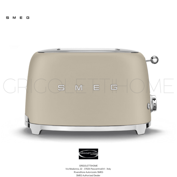 Tostapane-Smeg-2-Fette-Moonlight-GrigolettiHome-TSF01MLMEU SMEG Matte Black Toaster - 2-Slice - EU Plug - TSF01BLMEU (Copia)