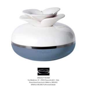 Diffusore A Fiore Nero Air Design - Azzurro - Millefiori Milano