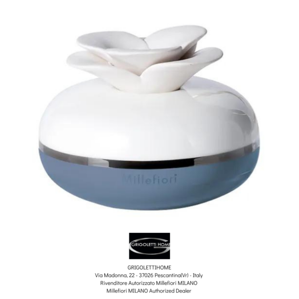 diffusore azzurroù Diffusore A Fiore Nero Air Design - Azzurro - Millefiori Milano