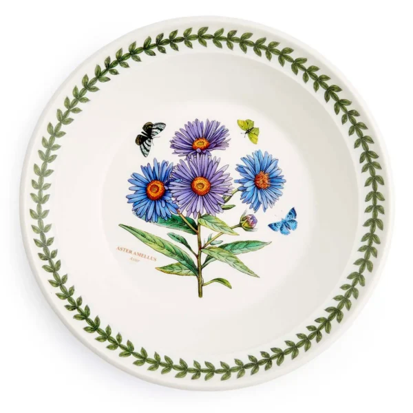 fondo garden Piatto Fondo cm 21,5 - Botanic Garden Aster Amellus - Portmeirion - Rivenditore