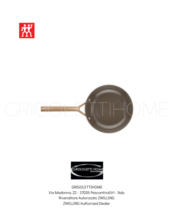 Padella Antiaderente cm 20 Ceraforce Titanio - Milano Brown - Zwilling