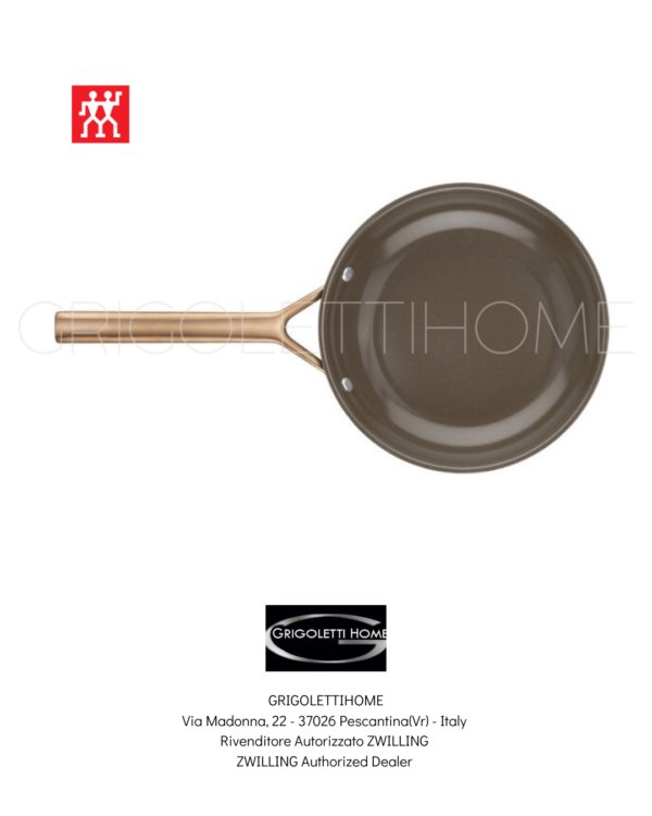 padella 28 cm marrone Padella Antiaderente cm 28 Ceraforce Titanio - Milano Brown - Zwilling