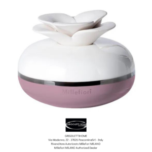 Diffusore A Fiore Nero Air Design - Rosa - Millefiori Milano